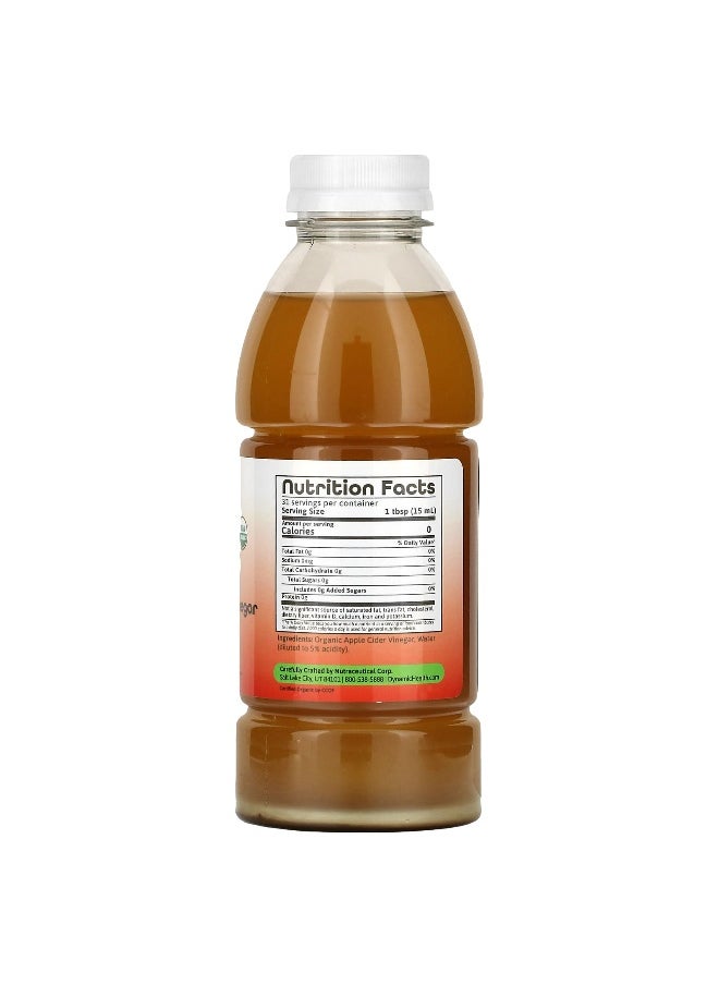 Dynamic Health Dynamic Health, Apple Cider Vinegar with Mother, Plastic, 16 fl oz (473 ml)  - Image 2