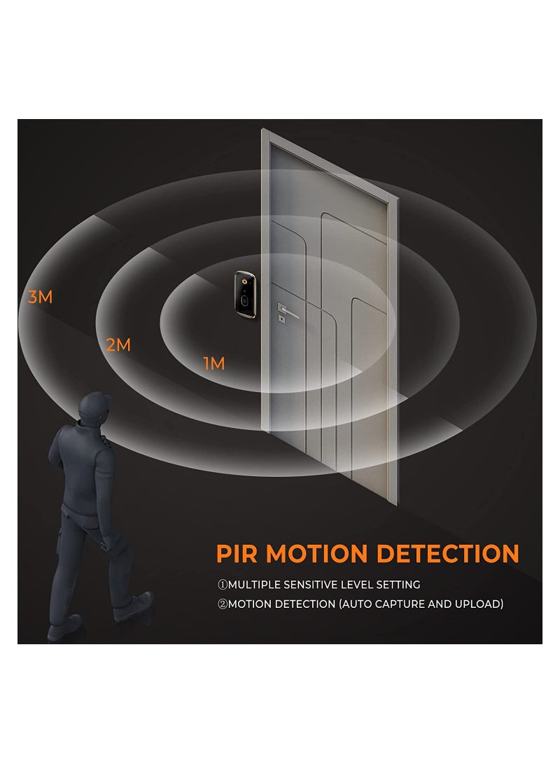 Smart Wireless Video Doorbell with 2 Way Audio Motion Detection Night Vision and Cloud Storage Real Time Alerts for Home Security - Image 2