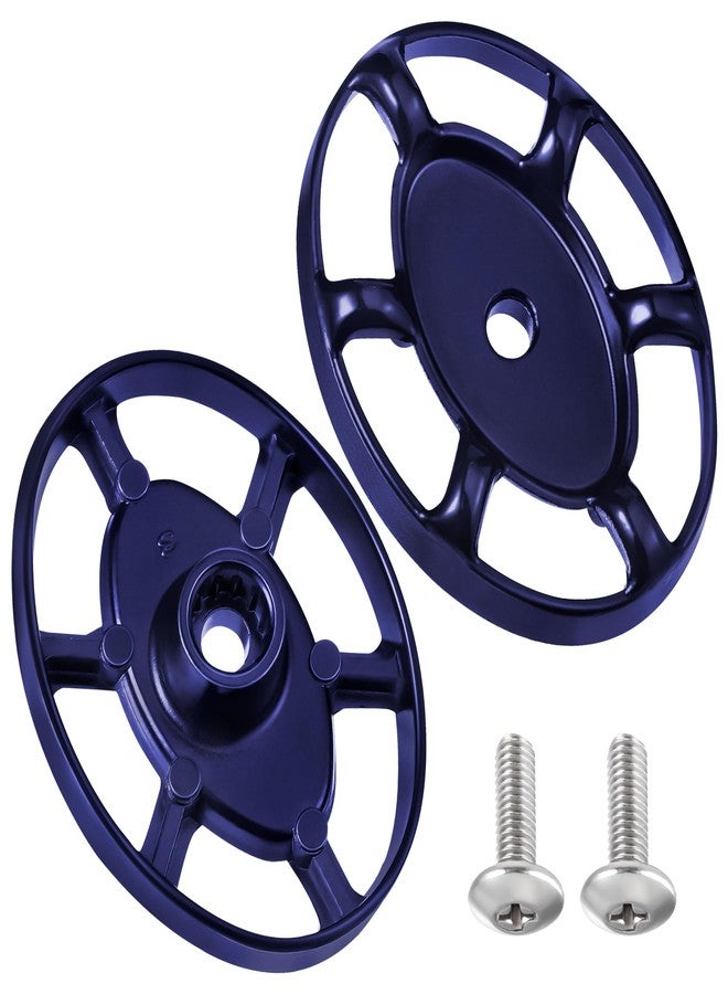 Dreyoo 2 Pack Outdoor Faucet Handles, 3/8 in Spigot Handles Compatible with Arrowhead PK1290, 12 Point Faucet Knob for Outside Hose Bibb, Garden Valves and Frost Proof Wall Hydrants(Blue,Oval) - Image 1