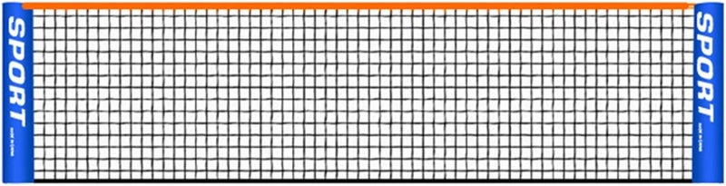 DENPETEC Portable Badminton Net Set for Tennis, Soccer Tennis, Kids Adult Volleyball Training Net Indoor/Outdoor Sports Net for Garden Court Beach Backyard - Image 1