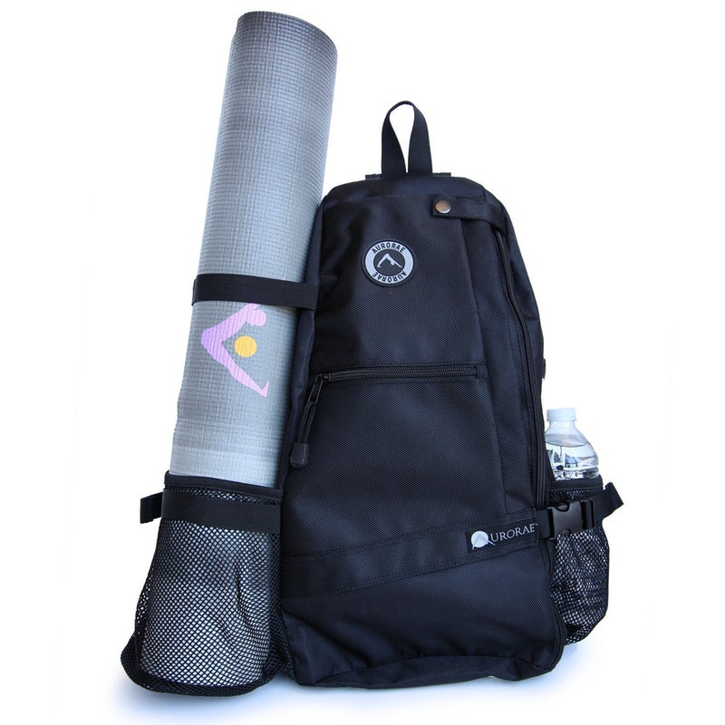 AURORAE Yoga Mat/Gym/Picklleball Cross-body Travel Sling Back Pack. Mat sold separately. - Image 1