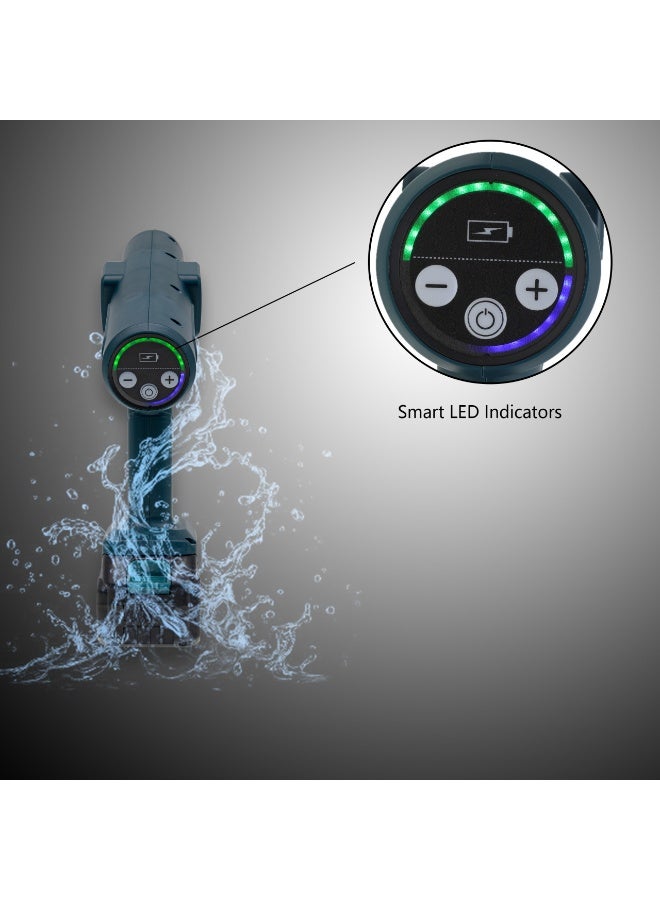 BONAI 168VF Cordless Portable Pressure Washer, High Efficiency Motor, Self-Priming Dual-Use, Overheat Protection, Auto Shut-Off, Increase Pump Head for Car, Garden & Outdoor Cleaning – BN-HK99 - Image 4