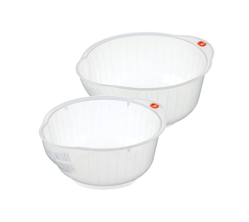Inomata Japanese Rice Washing Bowls, Set of 2 - Image 1