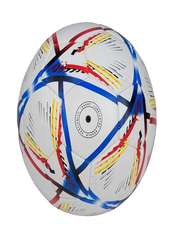 SBJT Football for All Ages Suited for The Grass Fields | PU | Suitable for Grass |Practice Ball | Soccer Ball | for Men/Women | Football Size - 5 (Qatr -01) - Image 4