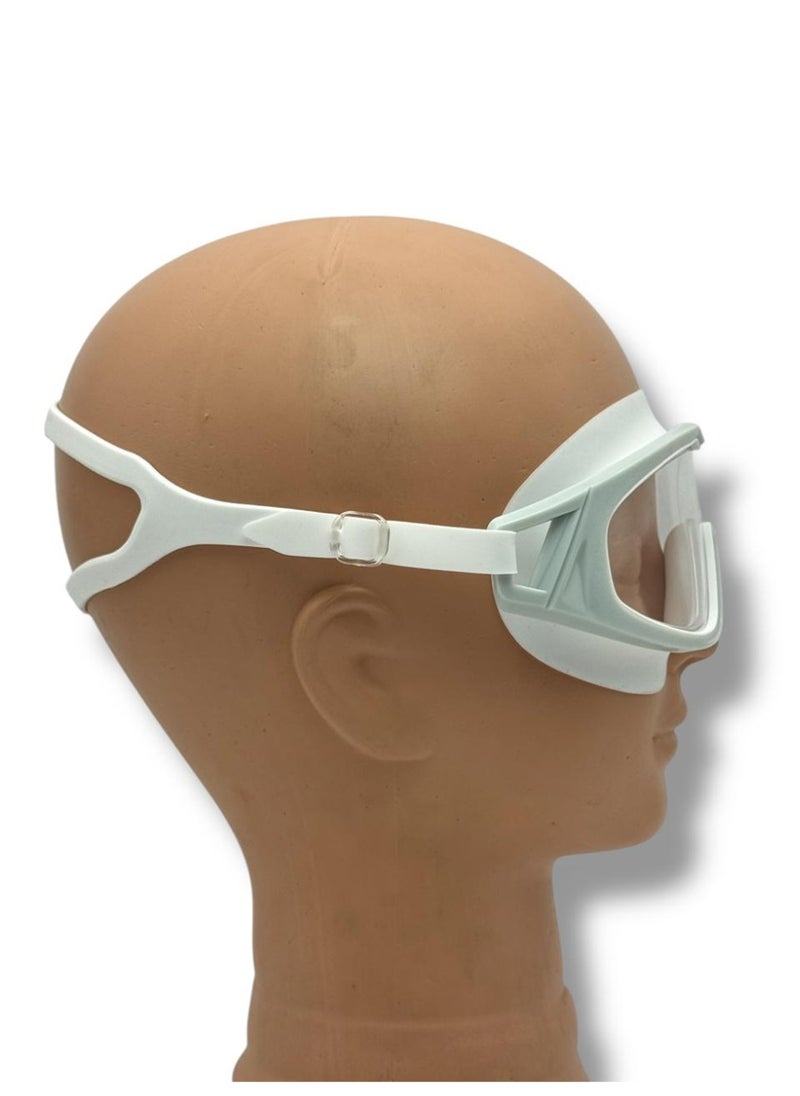 Large Eye Goggles for Swimming and Diving with Clear Vision and Fog-Resistant Lenses - Comfortable and Stable Underwater Design