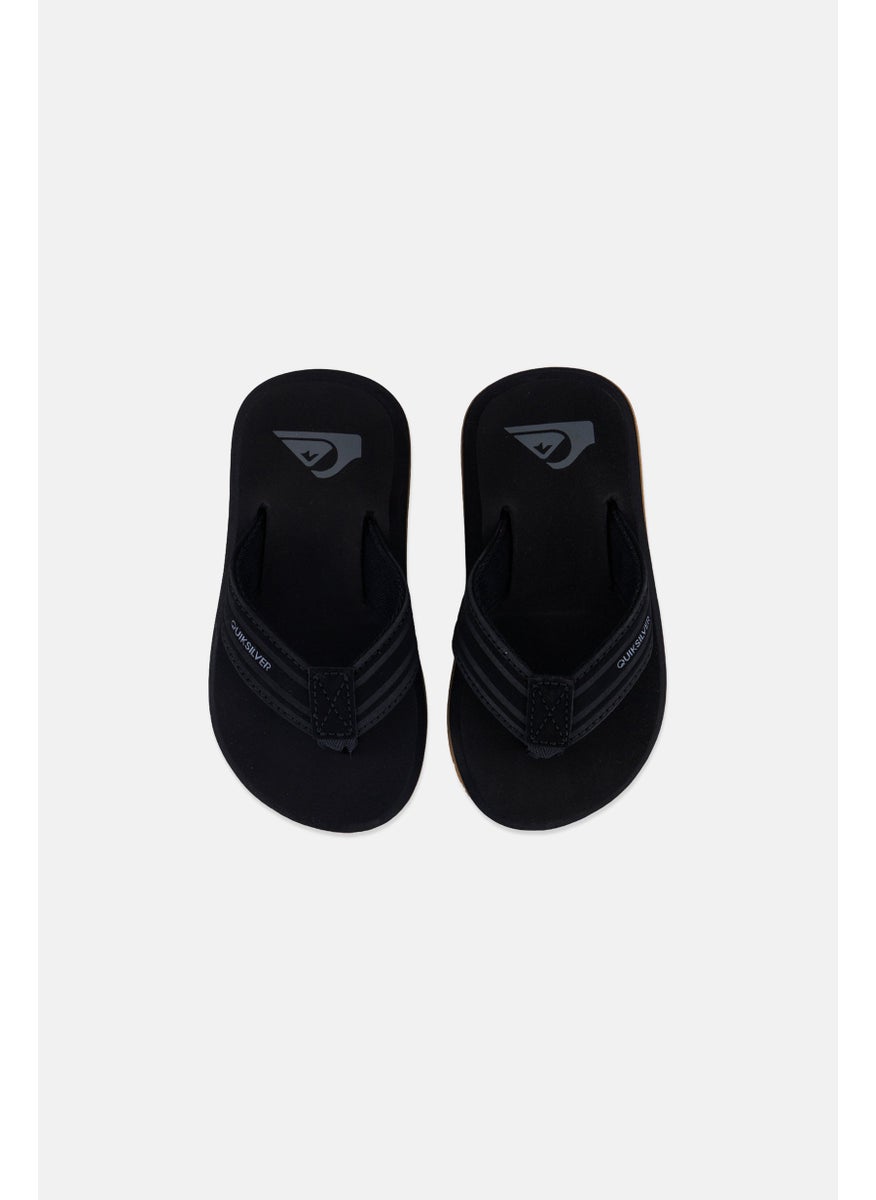QUIKSILVER Toddlers Boy Slip On Slippers, Black  - Image 3