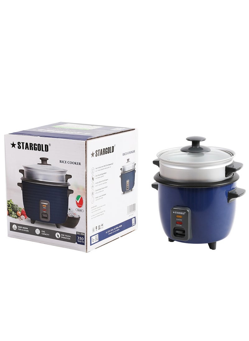 Stargold Electric Rice Cooker 0.6 L 350 W Blue/Black  - Image 4