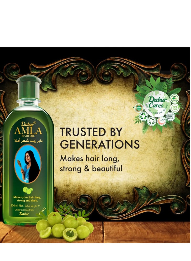 دابر أملا زيت الشعر بمستخلصات طبيعية نقية - 180 مل - Image 3