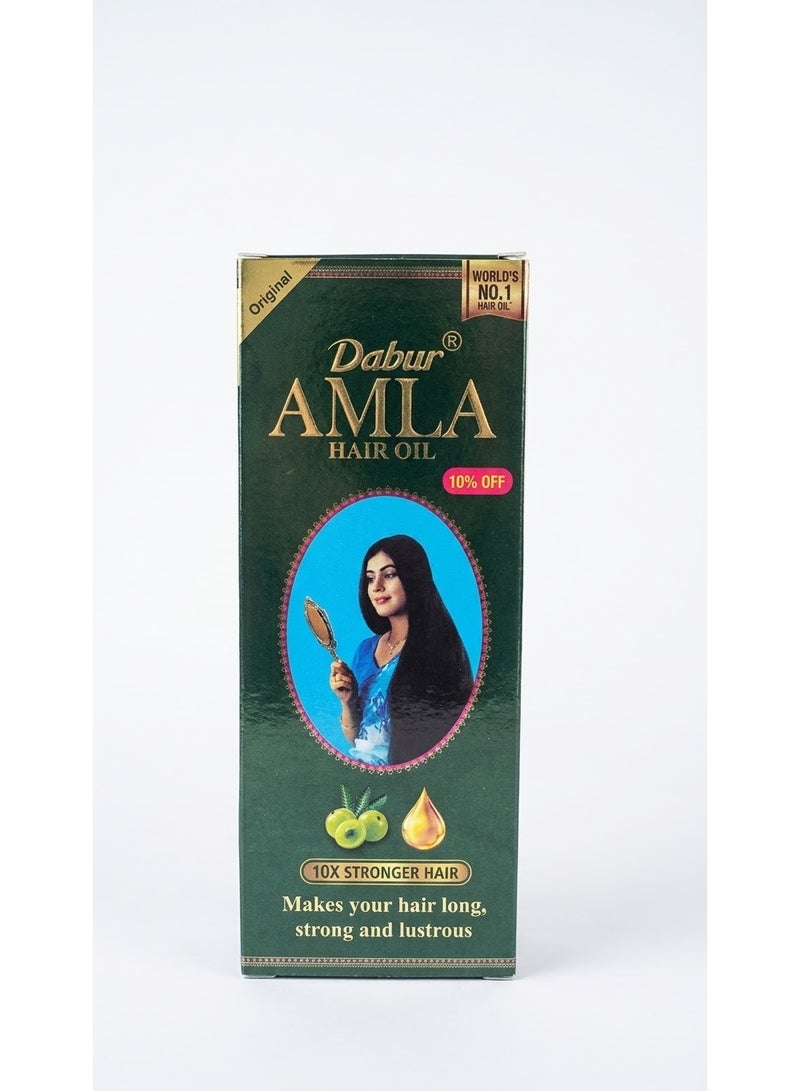 Dabur Amla Hair Oil With Pure Amla Natural Extracts -180 ml (Packaging may vary) - Image 1