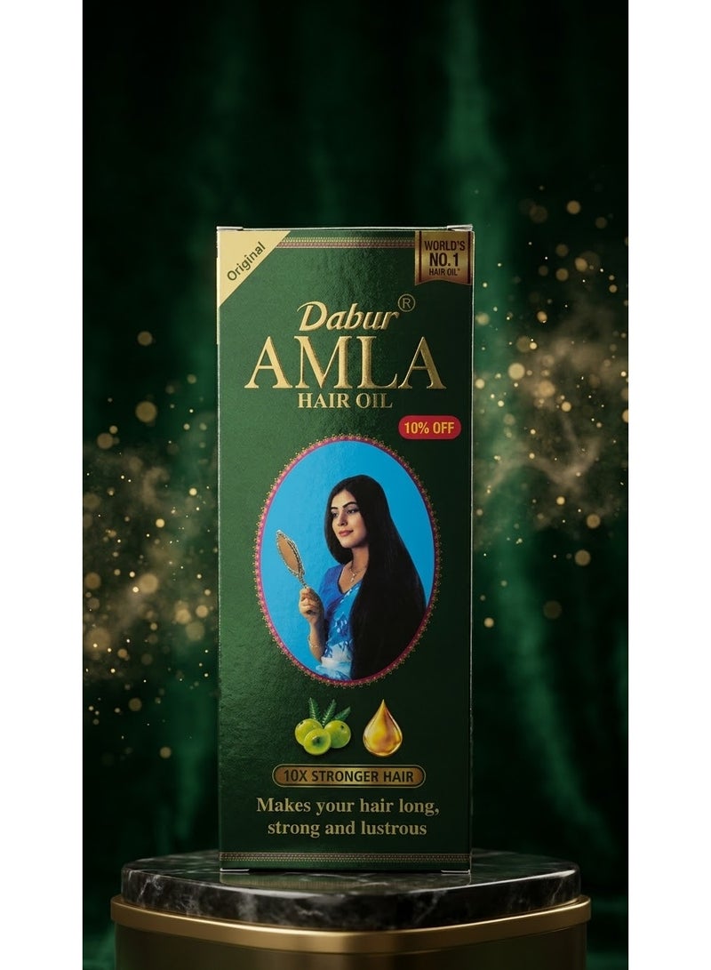 Dabur Amla Hair Oil With Pure Amla Natural Extracts -180 ml (Packaging may vary) - Image 3