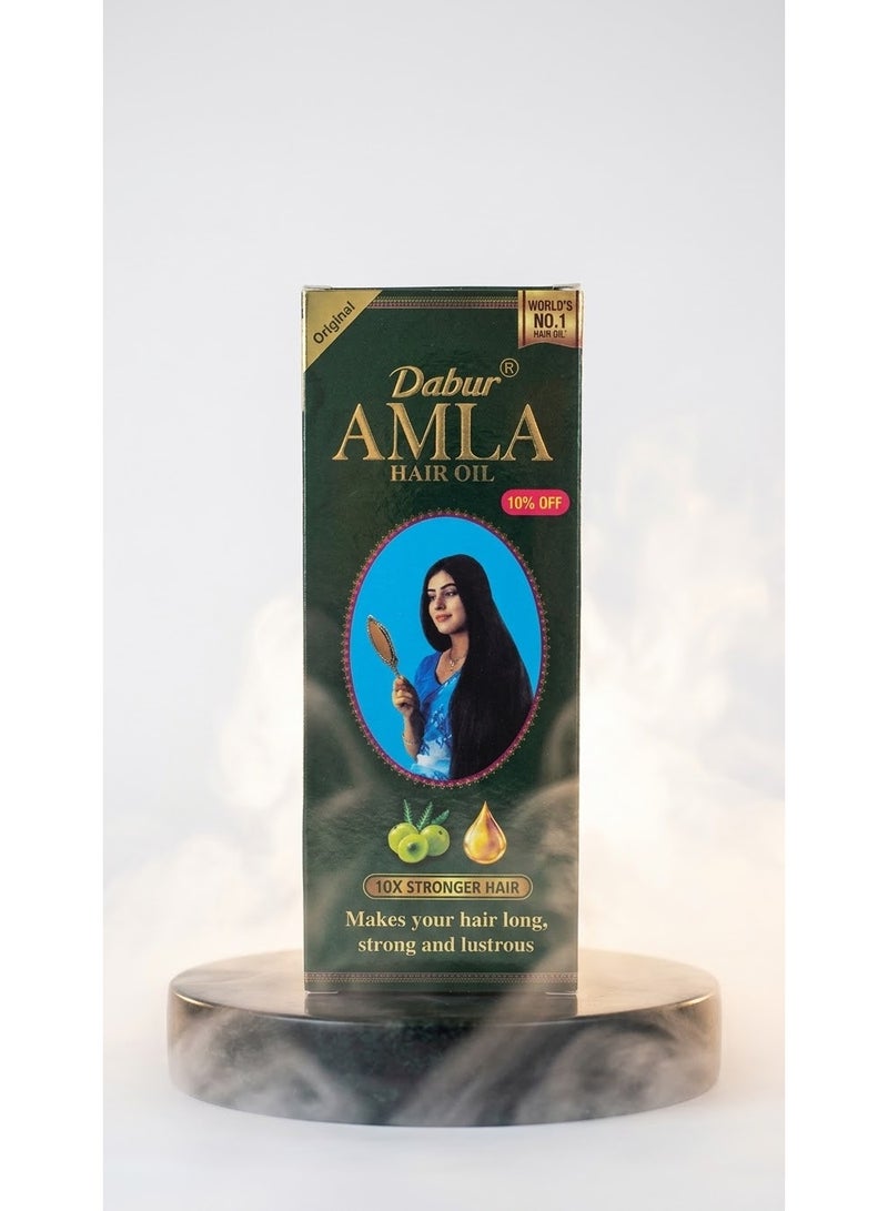 Dabur Amla Hair Oil With Pure Amla Natural Extracts -180 ml (Packaging may vary) - Image 2