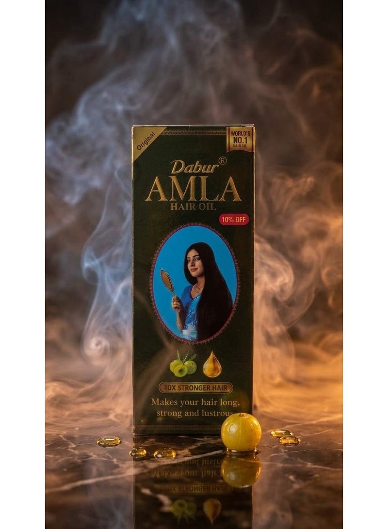 Dabur Amla Hair Oil With Pure Amla Natural Extracts -180 ml (Packaging may vary) - Image 5