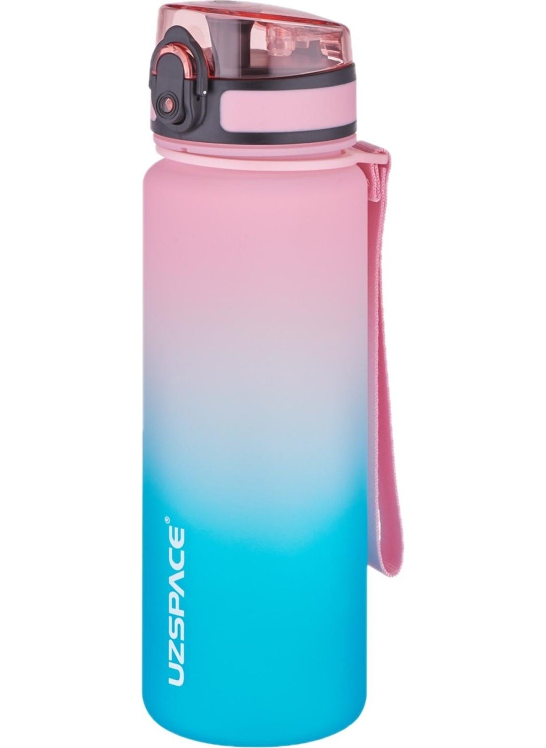 UZSPACE Tritan Flask 500 ml Pink Green Double Color  - Image 1