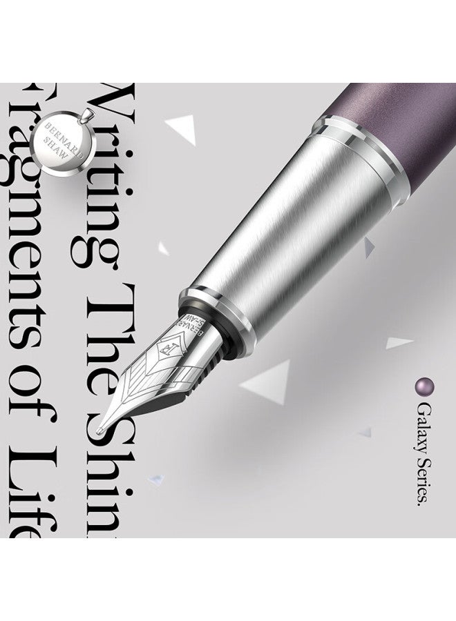 Bernard Shaw [xingyao] Fountain Pen High-end Luxury Misty Gray Premium Ink Gift Box Set, High-end Business Office Signature Pen, Teacher Gift For Women And Men, Popular Product - Image 3