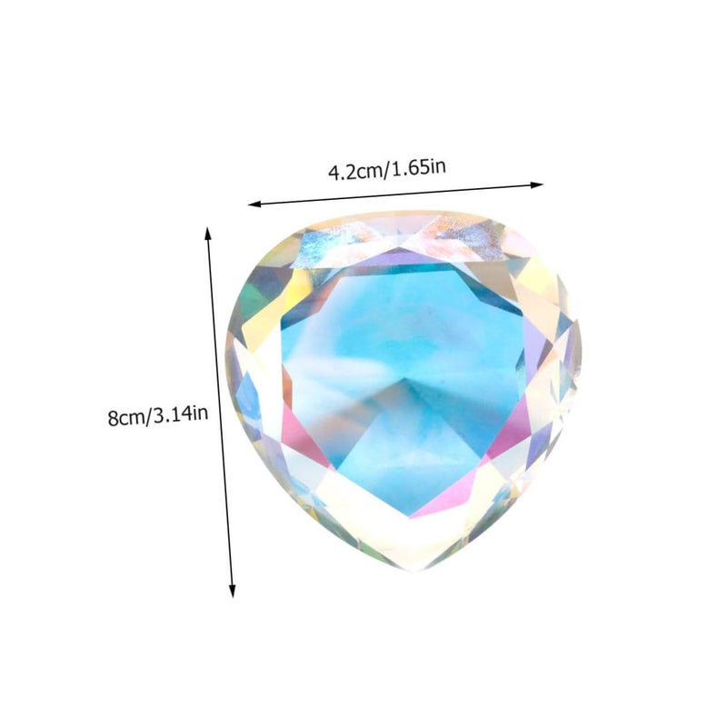 1pc Crystal Love Heart Diamond Hand Model Nail Art Photo Prop - Image 3