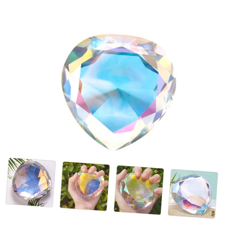 1pc Crystal Love Heart Diamond Hand Model Nail Art Photo Prop - Image 5