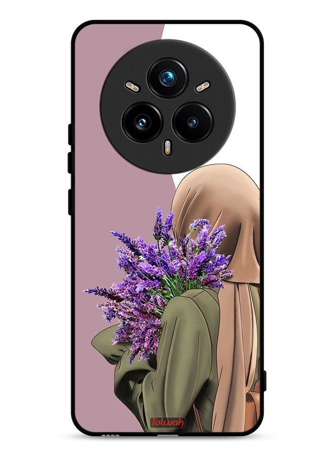 Tolwak Realme 14 Pro 5G Protective Case Cover Holding Flower