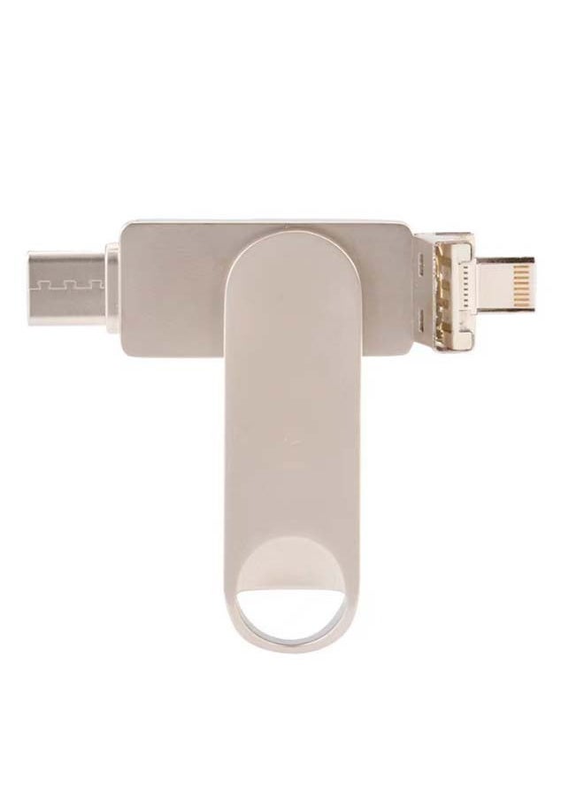 Sakulight - محرك أقراص فلاش USB للهاتف المحمول 4 في 1 سعة 128 جرامًا مناسب لأجهزة كمبيوتر Apple من النوع C التي تعمل بنظام Android - Image 1