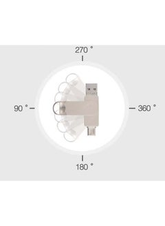 Sakulight محرك أقراص فلاش USB للهاتف المحمول 4 في 1 سعة 128 جرامًا مناسب لأجهزة كمبيوتر Apple من النوع C التي تعمل بنظام Android  - Image 5
