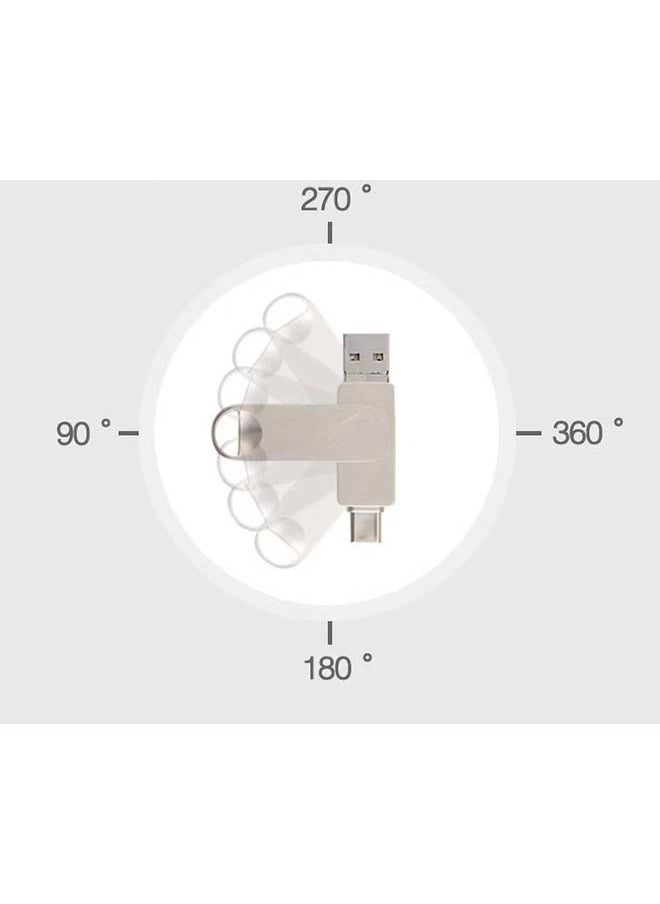 Sakulight - محرك أقراص فلاش USB للهاتف المحمول 4 في 1 سعة 128 جرامًا مناسب لأجهزة كمبيوتر Apple من النوع C التي تعمل بنظام Android - Image 1