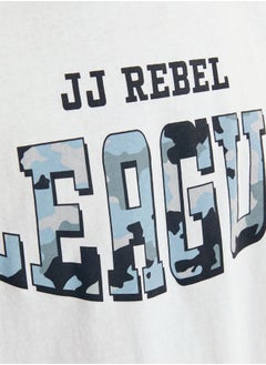 JJ Rebel League Camouflage Graphic Print T-Shirt  - Image 2