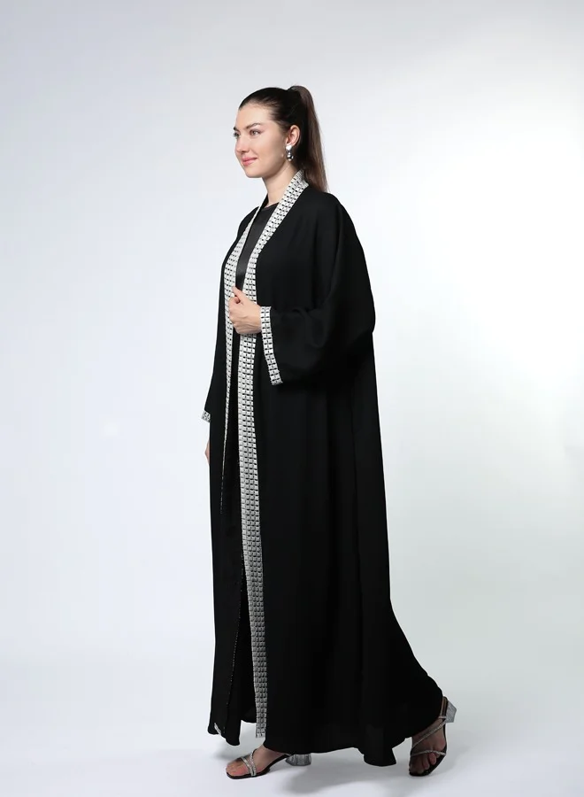 Line73 by Zahra Chic A-Line Open Abaya