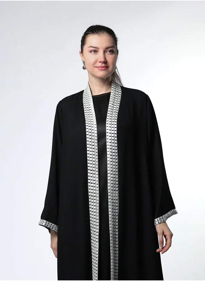 Line73 by Zahra Chic A-Line Open Abaya