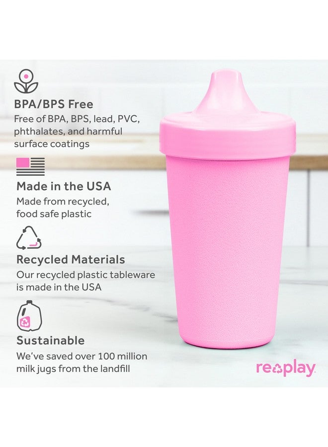 Re-Play Sippy Cups for Toddlers - 10 Oz. Reusable Spill Proof Cups for Kids, Dishwasher/Microwave Safe - Made in USA - Set of 4-3.13" x 6.25" - Princess - Image 2