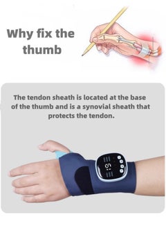 Generic Hand Massager, Wrist Massager, Electric Heating Wrist Guard, Hot Compress Equipped With Remote Control  - Image 3