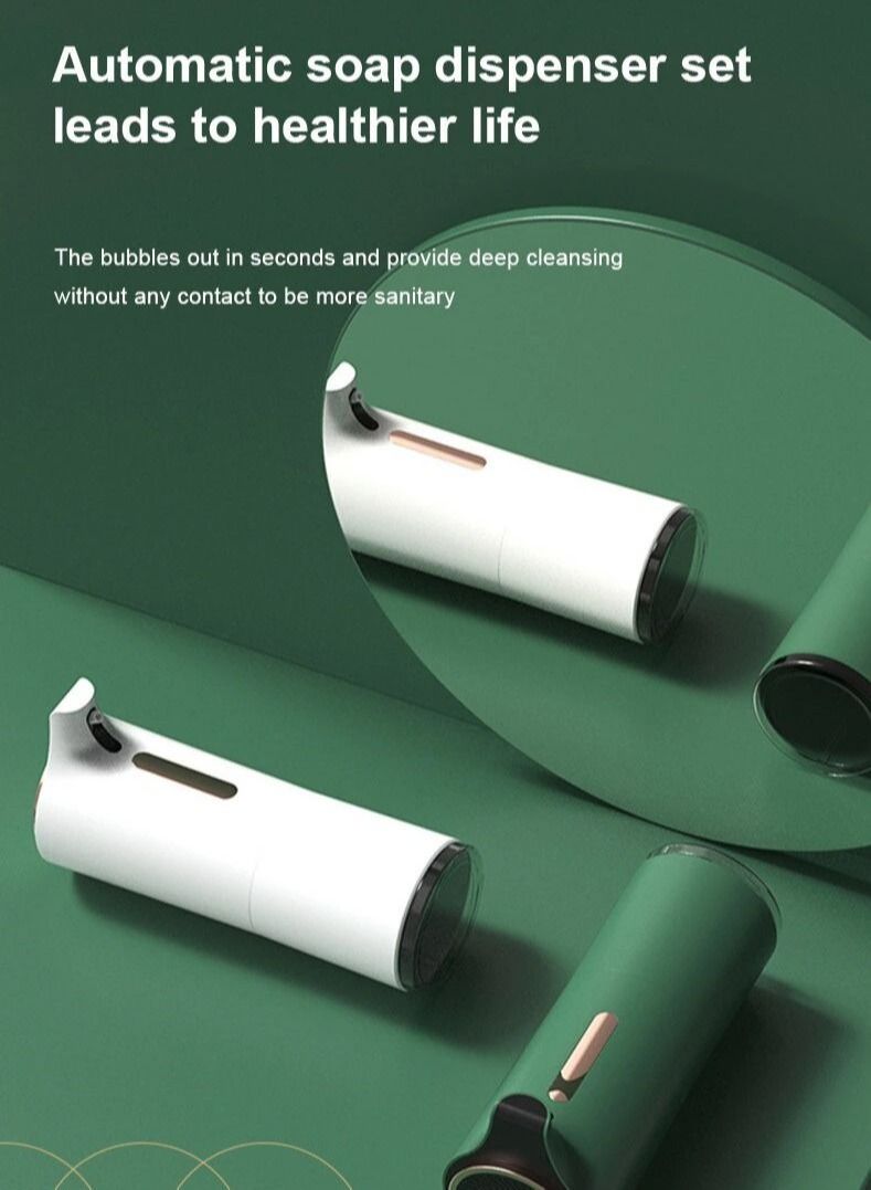 Touch Free Automatic Inductive Soap Dispenser Portable Intelligent Induction Foam Hand Washing Tool  - Image 2