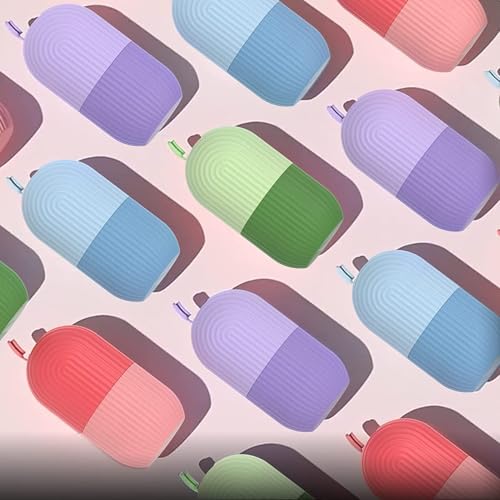 RIXTEC Ice Roller for face women skin glowing ice cube massager Face Puffiness Relief Massage Skin Care Tools for face eye Face Ice Roller, Face Massager, Ice Massage Roller (Multi color) (Facial roller) - Image 4