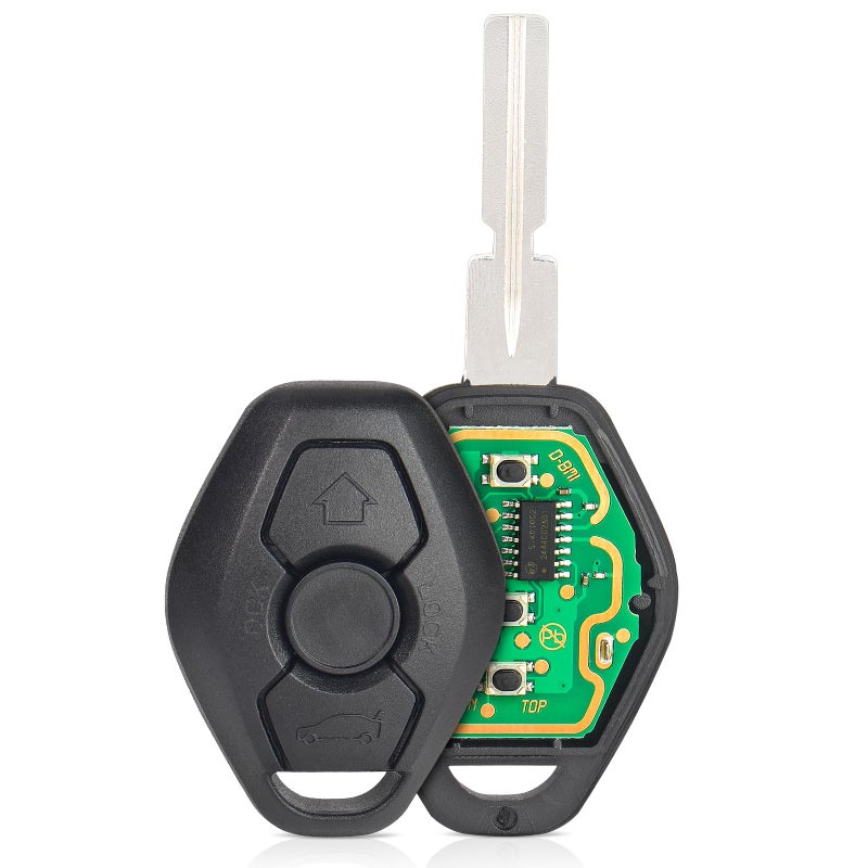 Beefunny EWS Remote Key 3 Button 315MHZ/433MHZ ID44 HU58 for BMW 3,5,7 Series 325 330 318 525 530 540 E38 E39 E46 M5 X3 X5 E65 (1) - Image 1