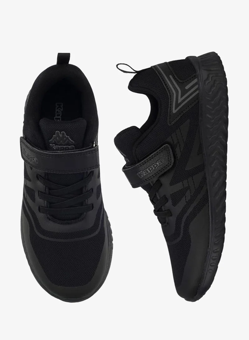 Kappa Boys Logo Print Hook & Loop Sports Shoes
