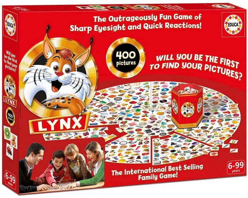 Educa Lynx 400 Images Observation & Attention Game - Family Game for Age 6+ - Image 1