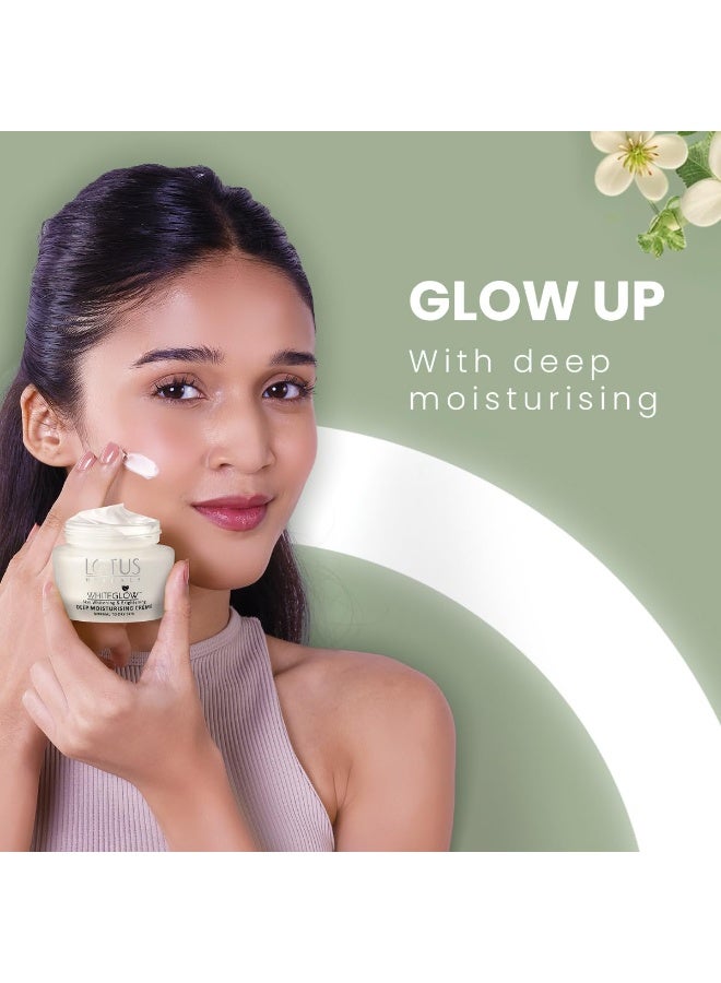 Lotus WhiteGlow Deep Moisturising cream, SPF 20, Face cream for Dry skin, 60g  - Image 4