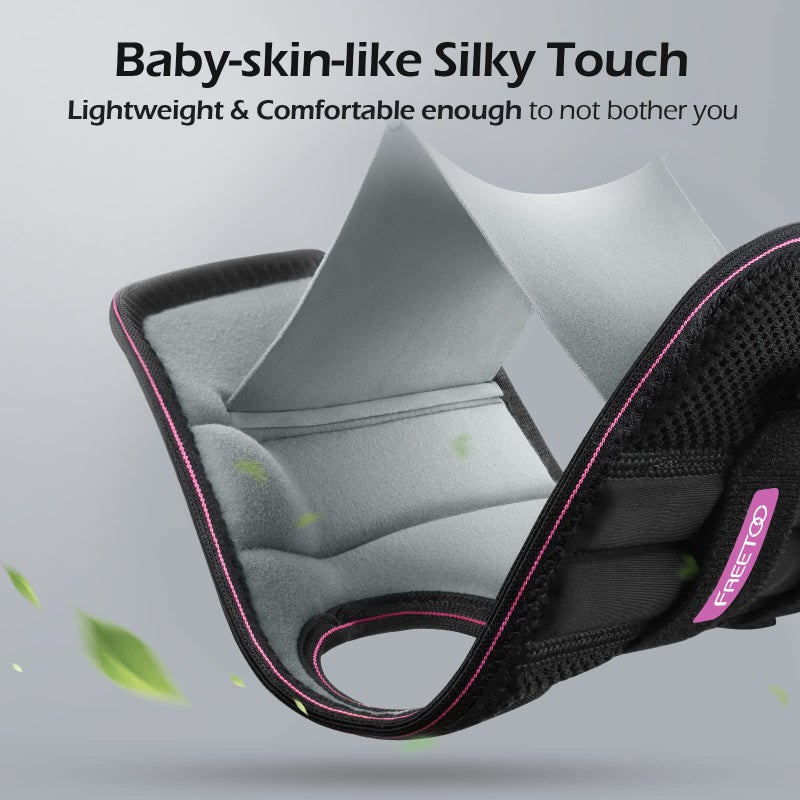 فري تو دعامة معصم FREETOO للرسوم الرسغيية ليلة الدعم الداعمة الدعم مع 3 الإقامات للنساء رجال قابلة للتعديل معصم الدعم لليدين اليسرى لالتهاب التهاب الأوتار التهاب المفاصل - Image 4