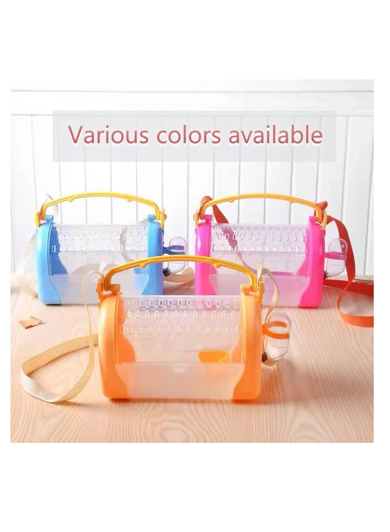 الهامستر الناقل قفص الحيوانات الأليفة الصادرة قفص الحقيبة الفئران خنزير غينيا السفر النقل - Image 5