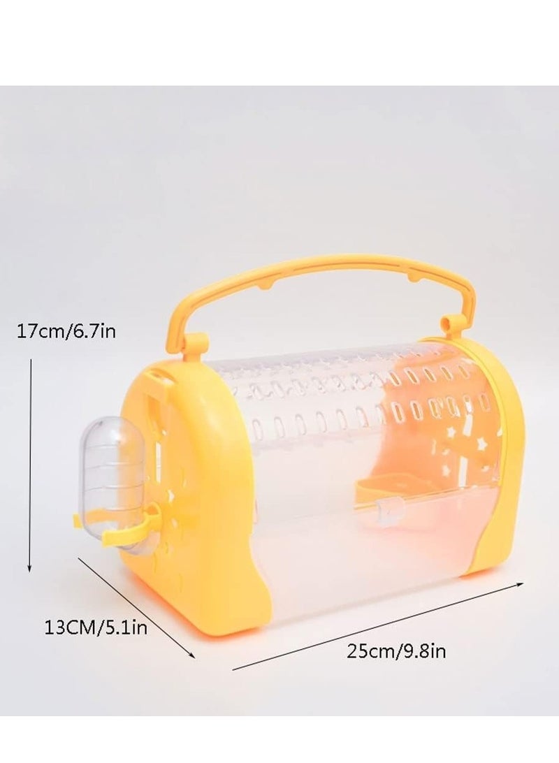 الهامستر الناقل قفص الحيوانات الأليفة الصادرة قفص الحقيبة الفئران خنزير غينيا السفر النقل - Image 2