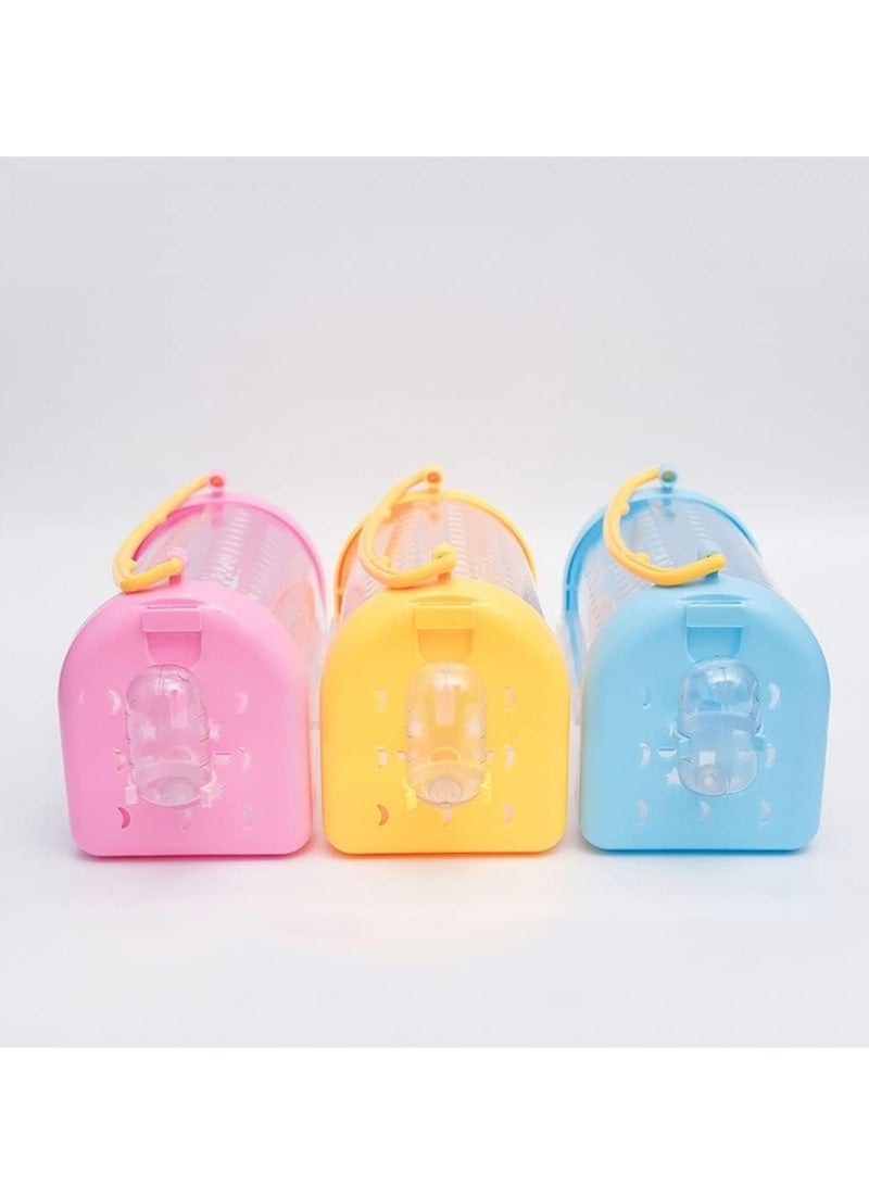 الهامستر الناقل قفص الحيوانات الأليفة الصادرة قفص الحقيبة الفئران خنزير غينيا السفر النقل - Image 4