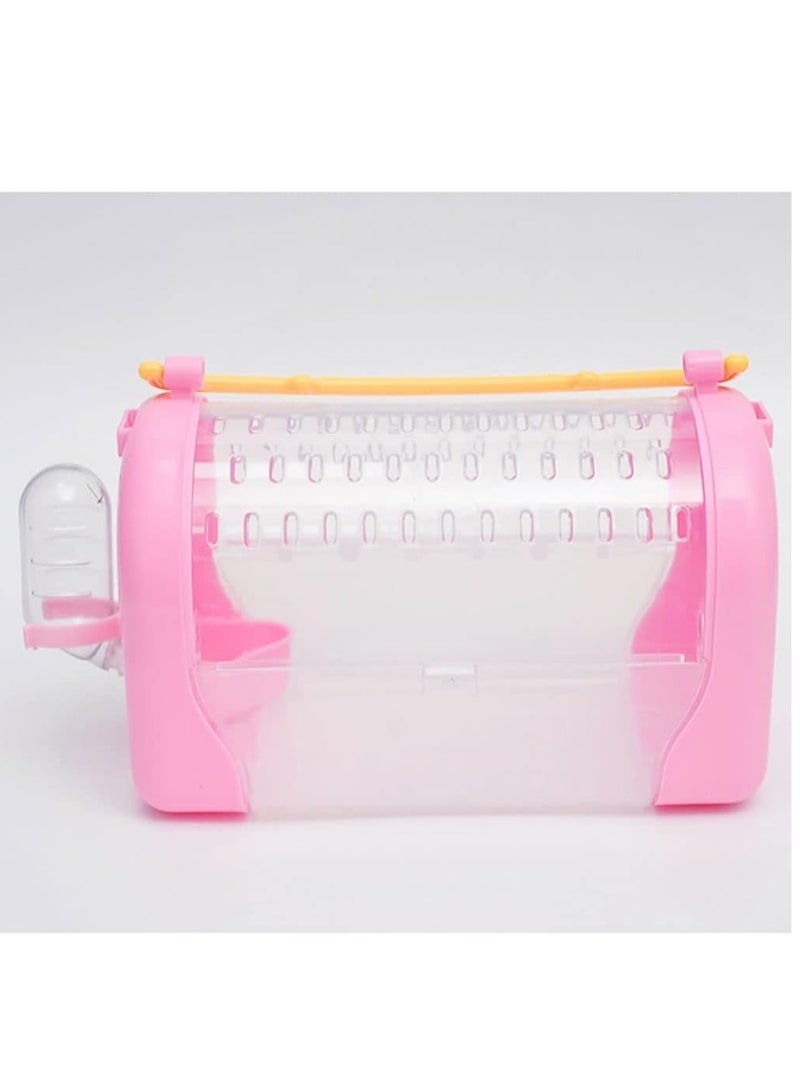 الهامستر الناقل قفص الحيوانات الأليفة الصادرة قفص الحقيبة الفئران خنزير غينيا السفر النقل - Image 1