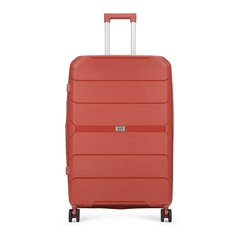 VIP Pristine HARDSIDED 8 Wheel Polypropylene (PP) Spinner Suitcase with Large Expander,Combination Lock and 5 Years International Warranty (DEEP RED, Cabin) - Image 5