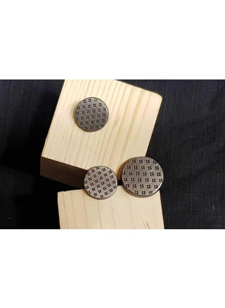 Mohan Shoppe Designer Dotted Round Metal Coat Buttons Blazer Buttons Sold with Box for Blazer Suits Classy Design Packages of 6 Big 6 Small Pieces Matte Grey - pzsku/ZA7CC955FBBA9BA173415Z/45/1748265290/65c88dca-a0be-424e-95cf-d275bd1a9067