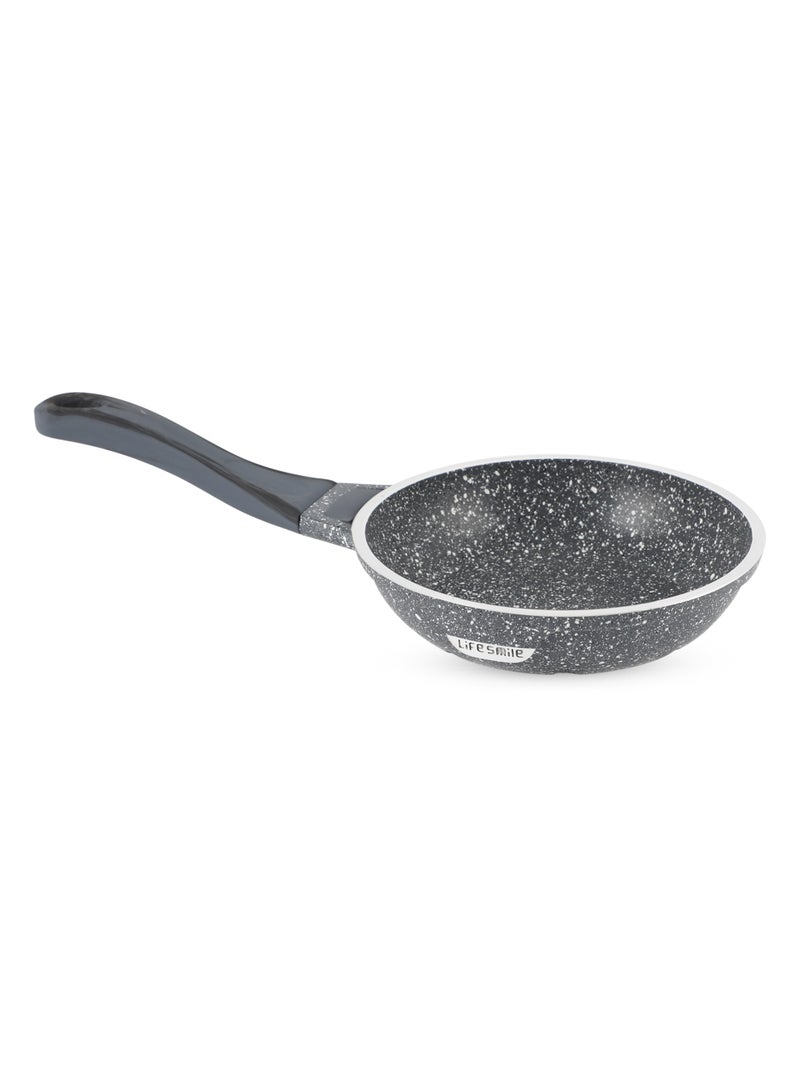 Life Smile 14cm Non-Stick Fry Pan | Multi-Layer Granite Coating | Energy Saving Bottom | PFOA-Free | Induction & Gas Compatible | 0.45L Mini Frying Pan - Image 1