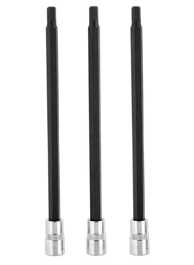 Brazen 5mm Hex Bit Socket/Allen Driver Three Pack (1/4" Drive, Long)