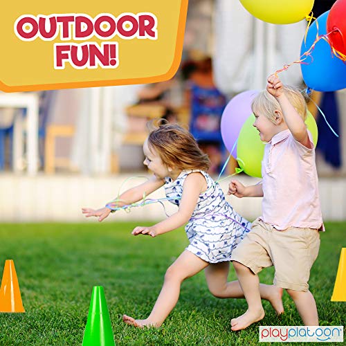 Play Platoon 38 Piece Carnival Games for Kids - Indoor Obstacle Backyard Course, Bean Bag Toss, Ring Toss, Cones, Cups, Games for Kids, Family Party Outdoor Inside - Image 5