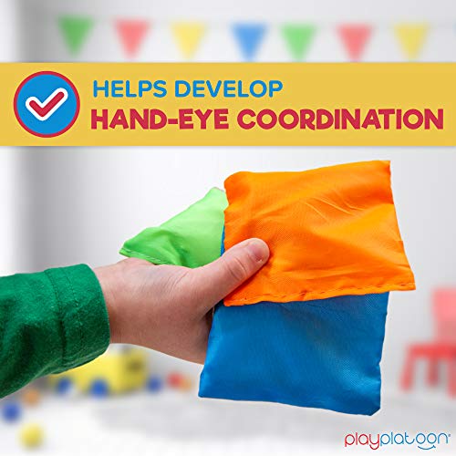 Play Platoon 38 Piece Carnival Games for Kids - Indoor Obstacle Backyard Course, Bean Bag Toss, Ring Toss, Cones, Cups, Games for Kids, Family Party Outdoor Inside - Image 3