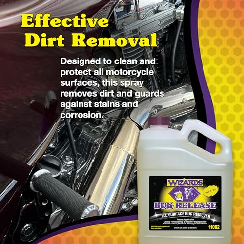 Wizards Bug Release - All Surface Bug Remover and Wash for All Vehicles - Softens and Neutralizes Acidic Bug Protein - Doubles as Spot Cleaner and Pre-Soak Car Cleaner - 1 Gallon - Image 3