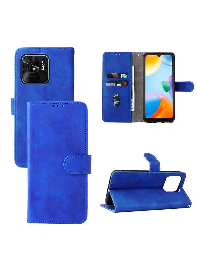 erorex Case For Xiaomi Redmi 10C Skin Feel Magnetic Flip Leather Phone Case - Image 1