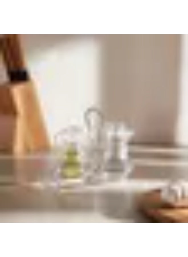 هوم سنتر زجاجات زيت وخل شيفيلد مع حامل معدني - Image 3