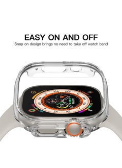 Rock Pow Rock Pow Case 49mm compatible for Apple Watch Series 8 ultra without screen protector, Hard Protective Guard Bumper Ultra Thin Full Coverage Edge Compatible for iWatch series 8 ultra 49mm 1 pack  - Image 4